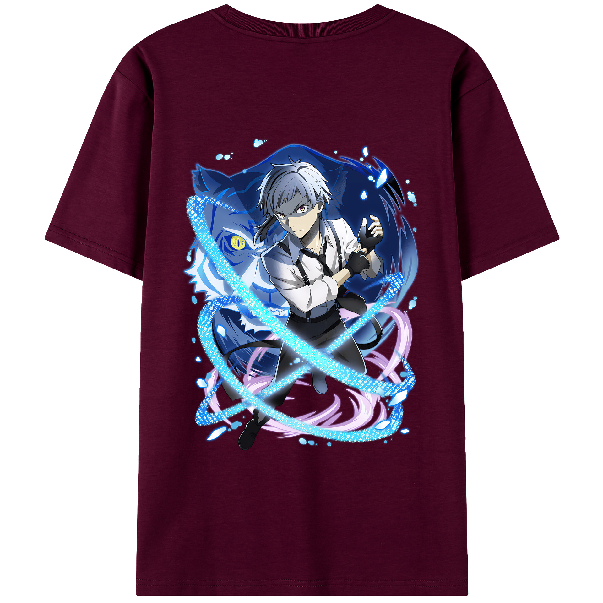 （画像用） 文豪ストレイドッグス Bungo Stray Dogs レディース半袖Tシャツ(バックプリント)